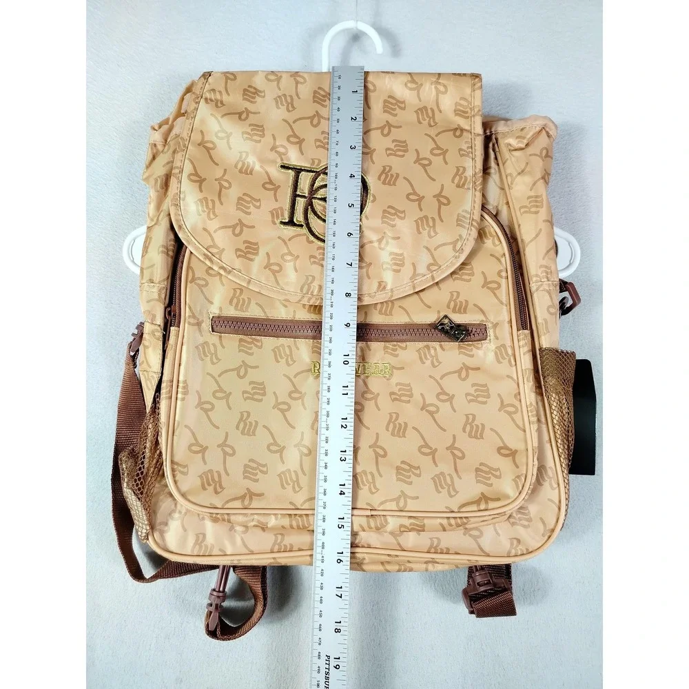 Rocawear Beige 16in Backpack Soft Case Adjustable Straps Unisex Daypack Bag‎